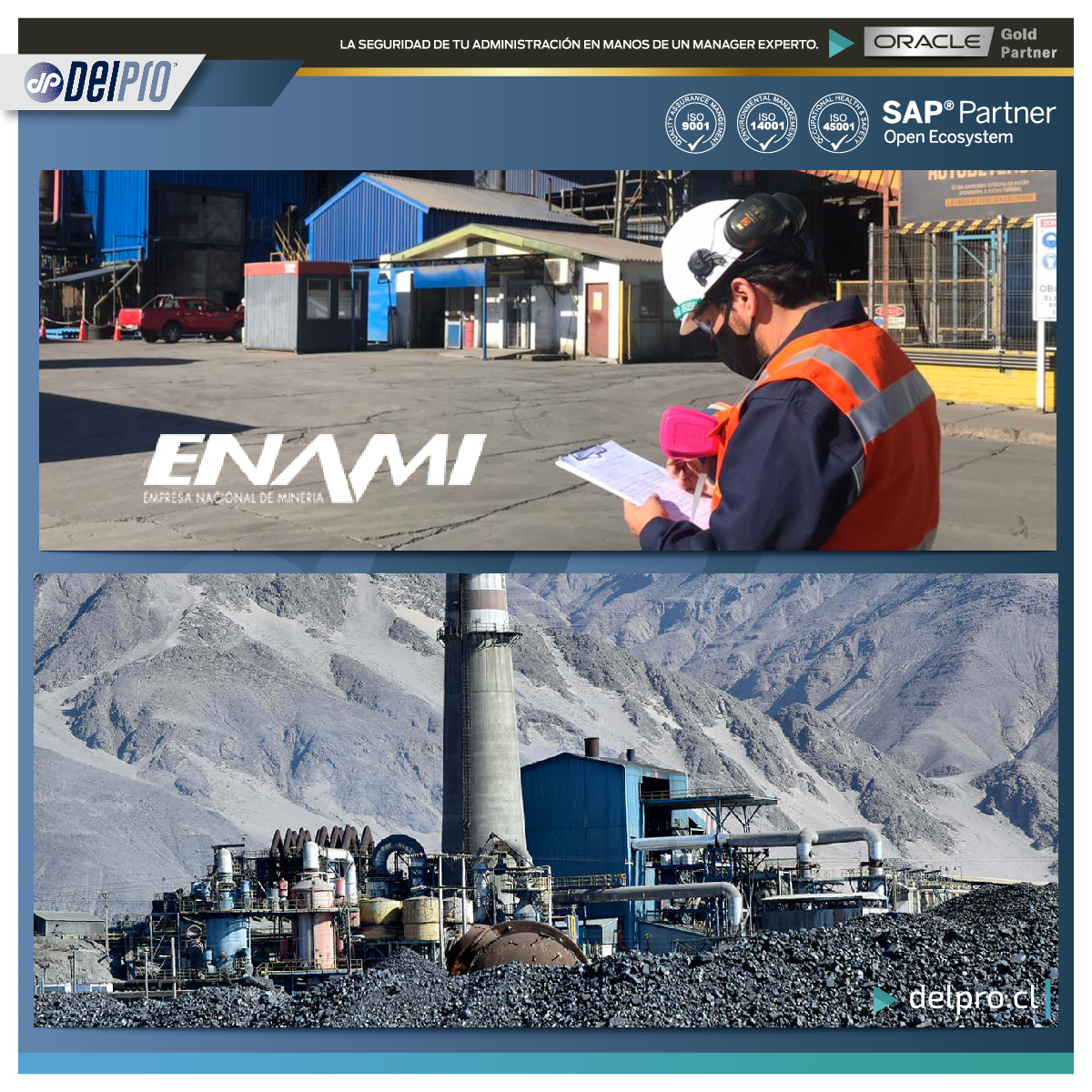 Project Management en Minería, para la estatal ENAMI Empresa Nacional de Minería